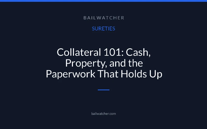 Collateral 101: Cash, Property, and the Paperwork That Holds Up