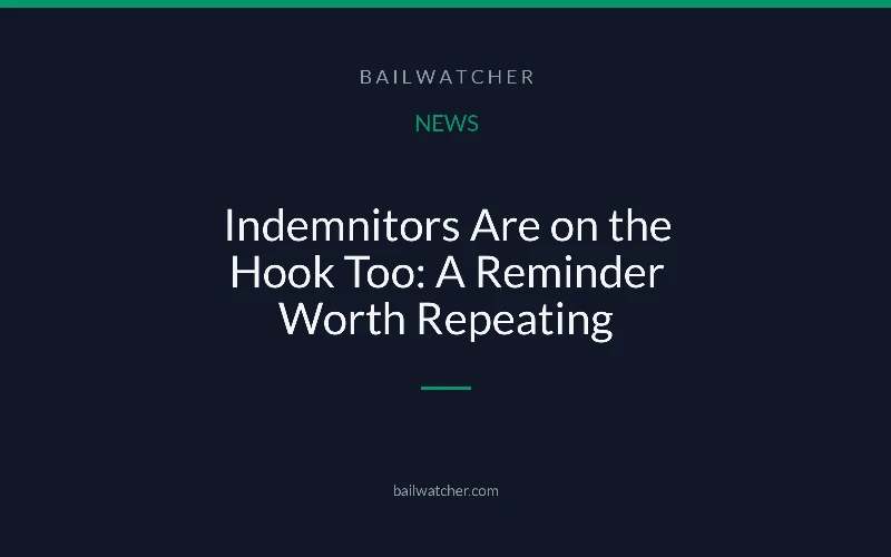 Indemnitors Are on the Hook Too: A Reminder Worth Repeating