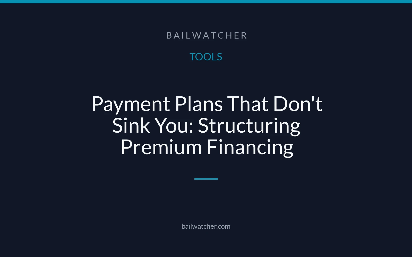 Payment Plans That Don't Sink You: Structuring Premium Financing