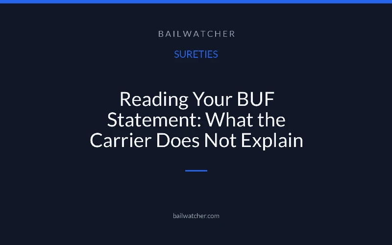 Reading Your BUF Statement: What the Carrier Does Not Explain
