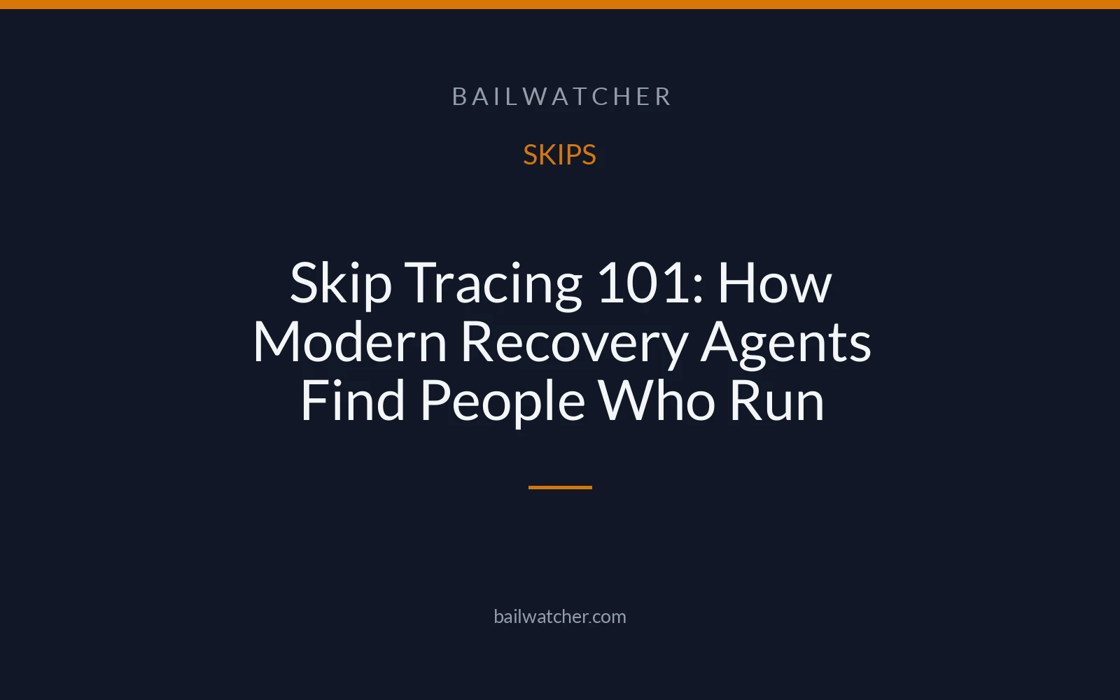 Skip Tracing 101: How Modern Recovery Agents Find People Who Run