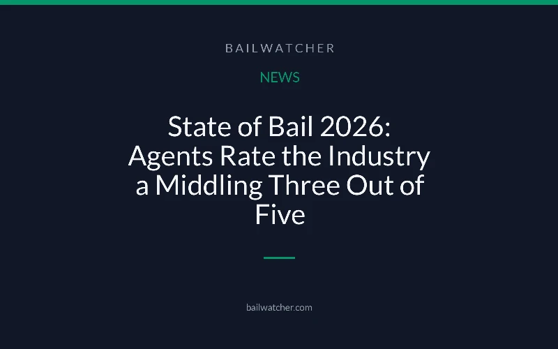 State of Bail 2026: Agents Rate the Industry a Middling Three Out of Five