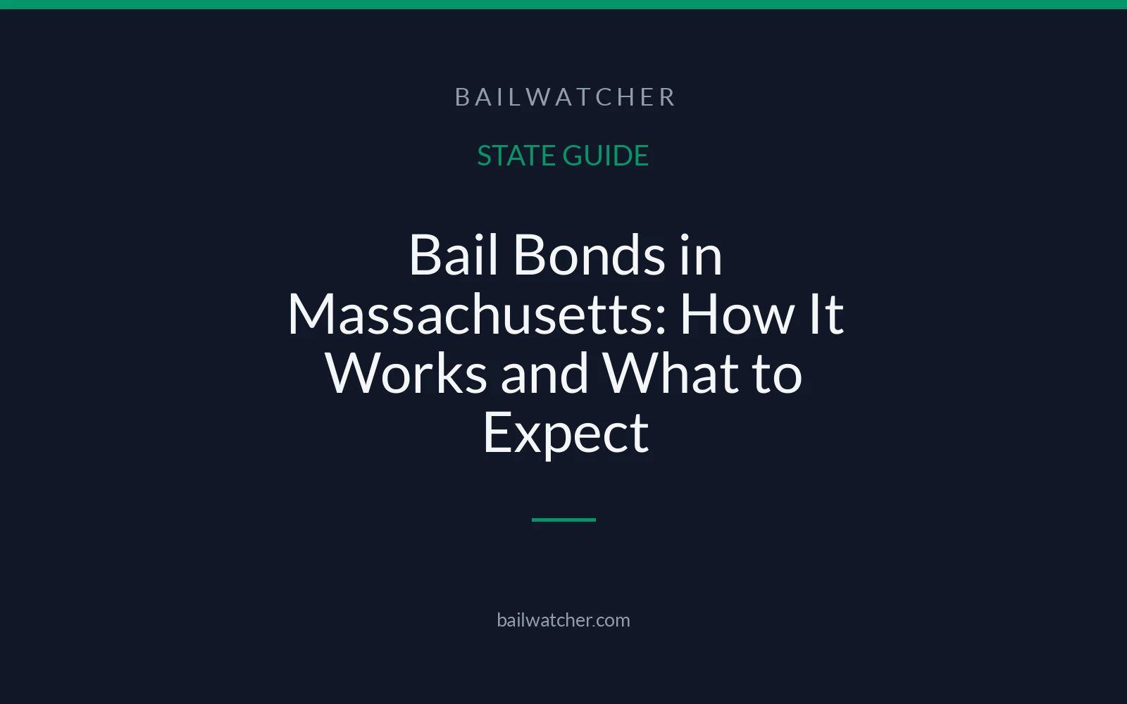 Bail Bonds in Massachusetts: How It Works and What to Expect