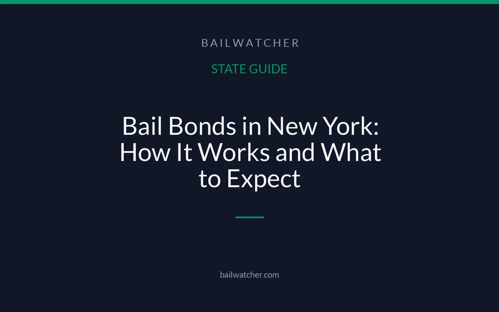 Bail Bonds in New York: How It Works and What to Expect